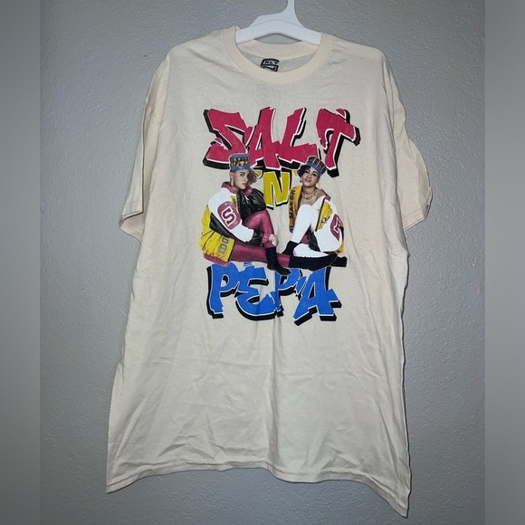Salt N Pepa Retro Vintage 90 Unisex Band Graphic T-Shirt - Picture 1 of 4